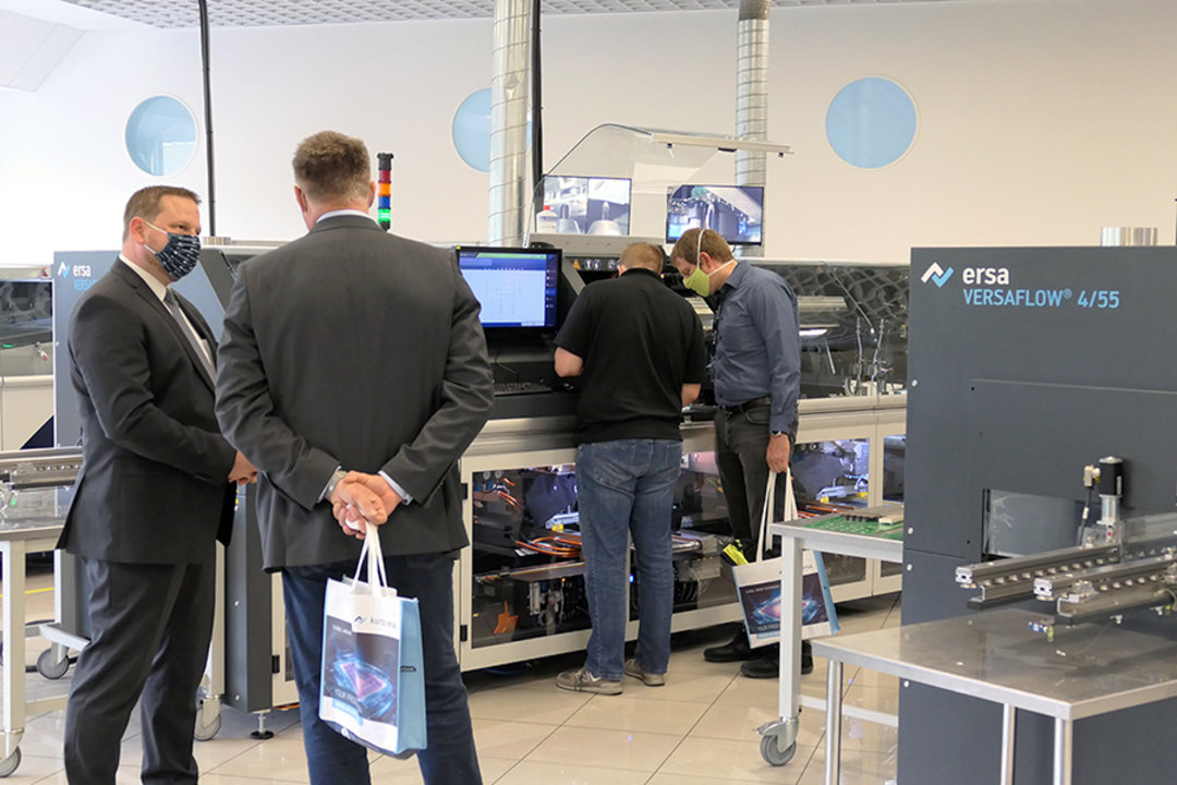 In the Ersa Application Center, visitors had the innovative technologies of the machines ready for demonstration explained to them in detail
