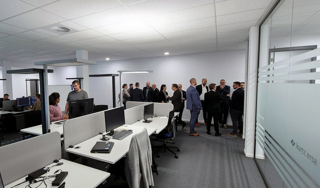 A view of the software team´s office in Würzburg