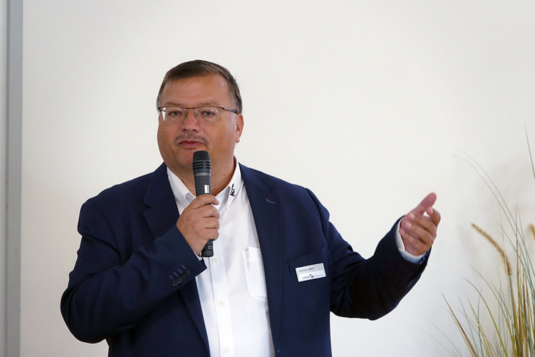 Andreas Karch from Indium Corporation spoke on the topic of "Durafuse LT: Solder paste and reflow profile rethought"