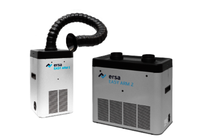 Ultrasilent, ultraefficient, cost-cutting – the new Fume Extraction of Ersa has arrived: EASY ARM 1 and 2