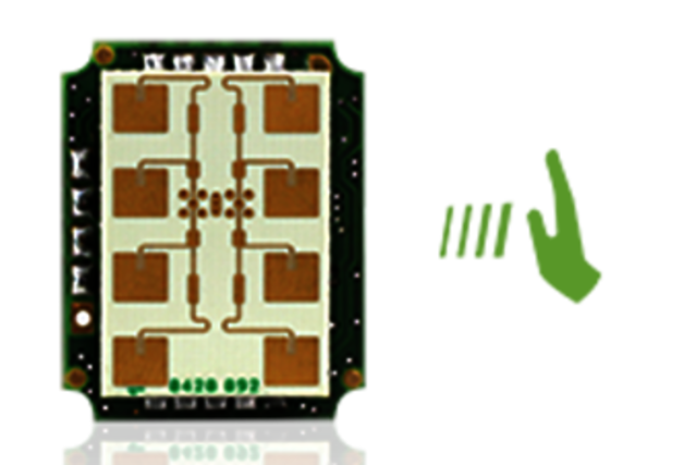 The new IMD-3000 radar system is uncomplicated to use as an alternative to pushbutton switches thanks to its user-friendly design 