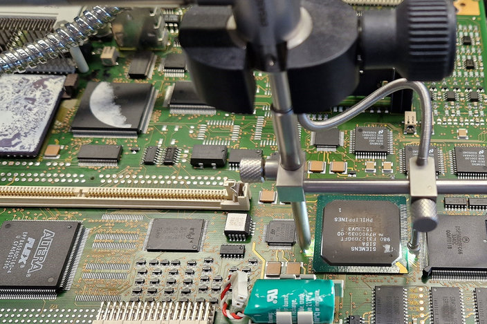 Excerpt non-destructive BGA inspection with ERSASCOPE Excerpt non-destructive BGA inspection with ERSASCOPE