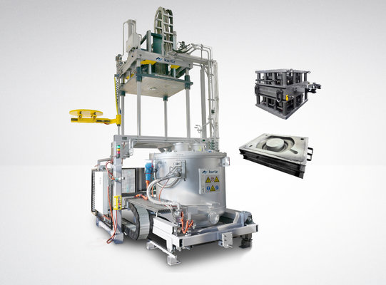 2-in-1 low pressure casting machine for permanent and sand mold