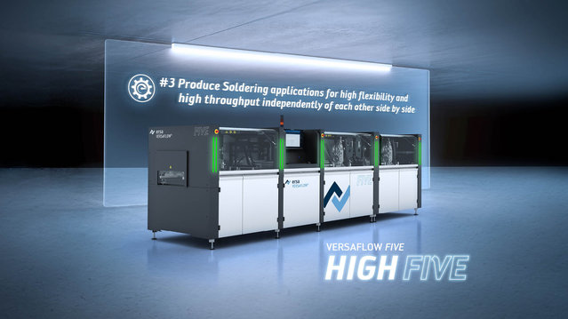 Ersa VERSAFLOW FIVE - redefinition of selective soldering! Ersa VERSAFLOW FIVE - redefinition of selective soldering!