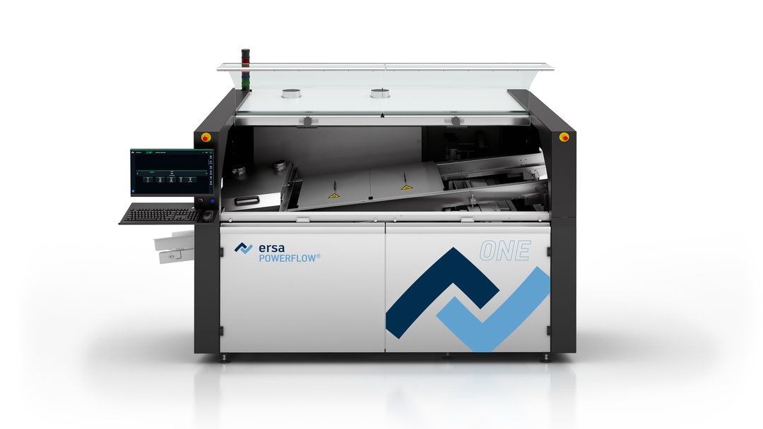 Ersa POWERFLOW ONE wave soldering system - compact design Ersa POWERFLOW ONE wave soldering system - compact design
