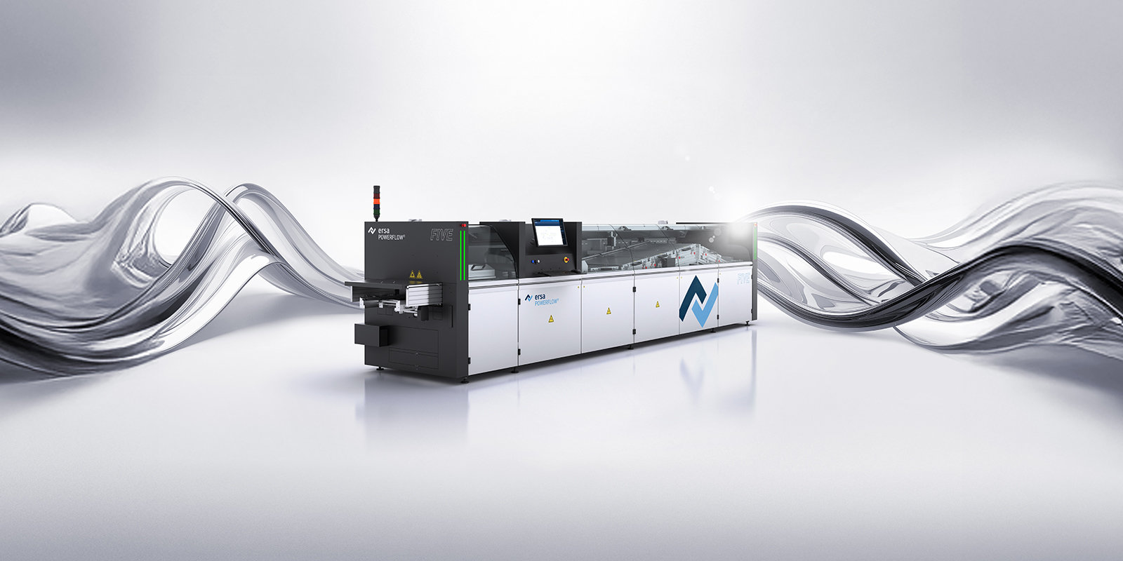 Ersa wave soldering systems reimagined: POWERFLOW FIVE + POWERFLOW ONE