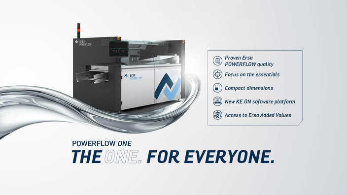 Ersa POWERFLOW ONE - THE ONE. FOR EVERYONE. Ersa POWERFLOW ONE - THE ONE. FOR EVERYONE.