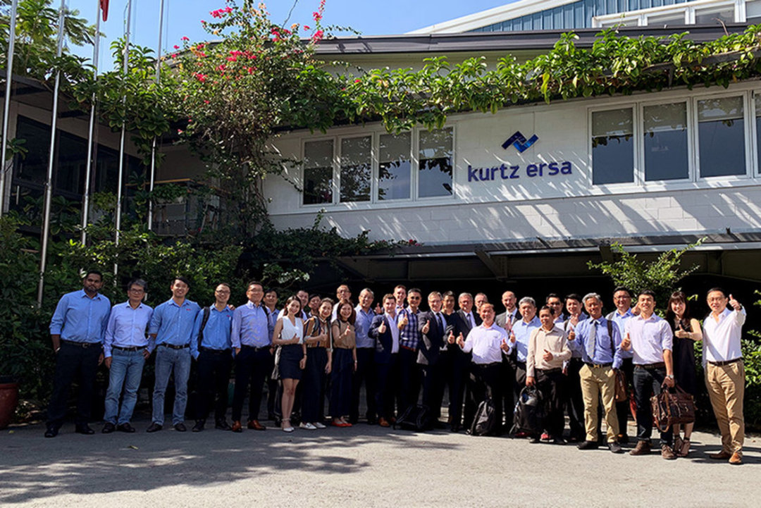 December 2018: Participants of the Asia Sales Meeting at the new Kurtz Ersa location in Ho Chi Minh City, Vietnam 
