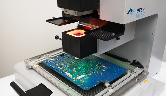 Ersa HR 550: Powerful, semi-automatic rework system