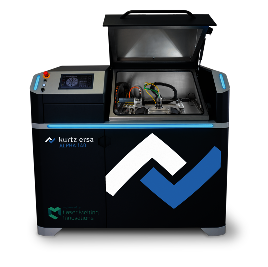 Ready for 3D printing: The Alpha 140, the result of the cooperation between the two companies Laser Melting Innovations (LMI) and Kurtz Ersa