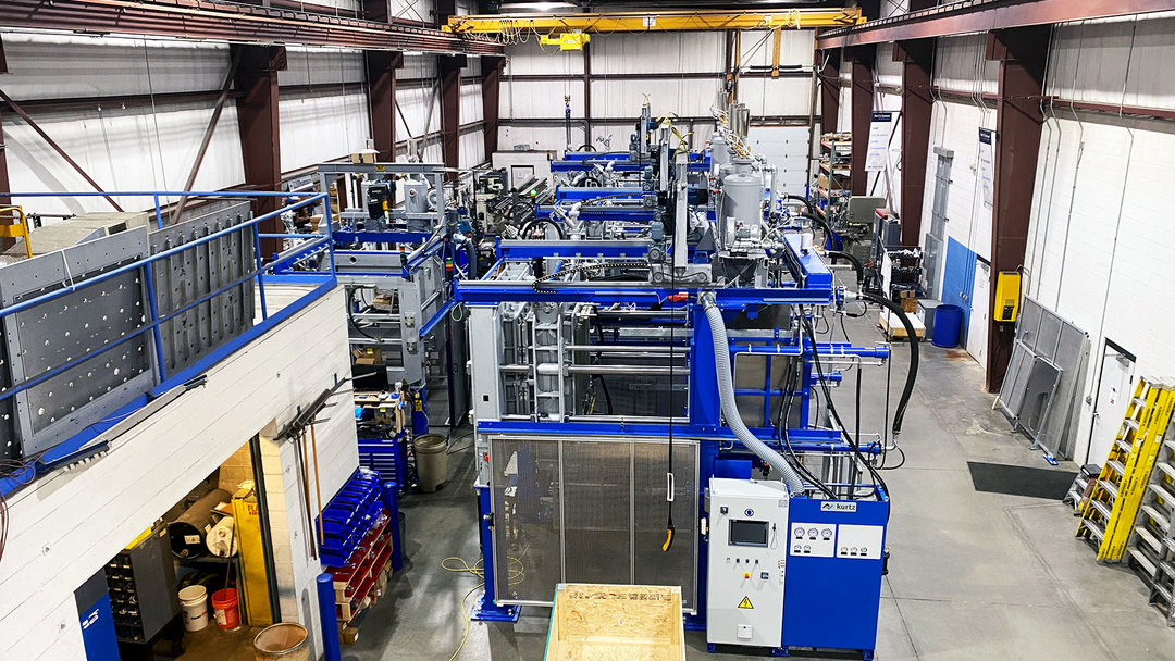 Production of A-LINE Shape Moulding Machines in the USA