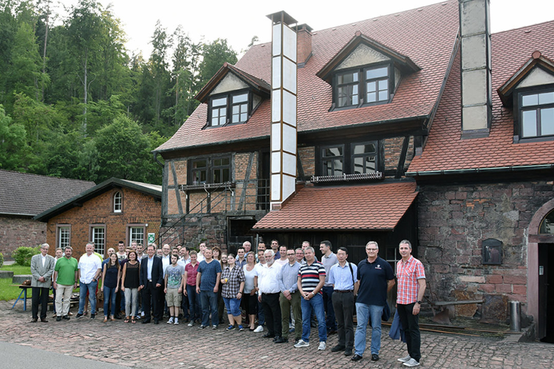 The participants of the 2nd "Design for Manufacturing" seminar during the visit of the Kurtz Ersa company origin in Hasloch The participants of the 2nd "Design for Manufacturing" seminar during the visit of the Kurtz Ersa company origin in Hasloch