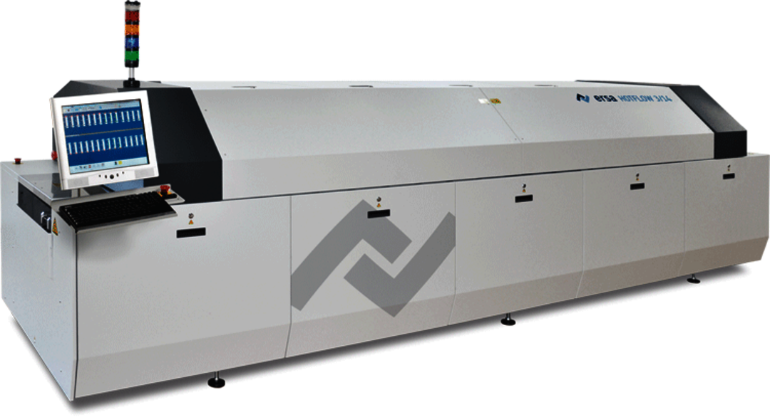 HOTFLOW 3/14: reflow oven with over 4 m process length, designed for high throughput requirements and maximum flexibility
