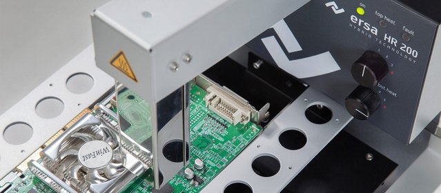 Rework out of the box! Ersa Hybrid Rework System HR 200 - rework can be that easy!