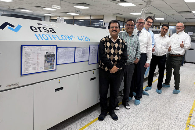 Business partners at HOTFLOW 4/20 from Napino and Kurtz Ersa India Business partners at HOTFLOW 4/20 (from left): Anand Asrani – CEO of Napino, Md Imtiazuddin – Managing Director of Napino, Rainer Krauss – Sales Manager at Ersa and President of Kurtz Ersa India, Vincent Kurtz – Head of Global Operations Transformation at Kurtz Ersa, Sameer Verma – VP of Kurtz Ersa India, Christian Ott – Sales Director of Kurtz Ersa India