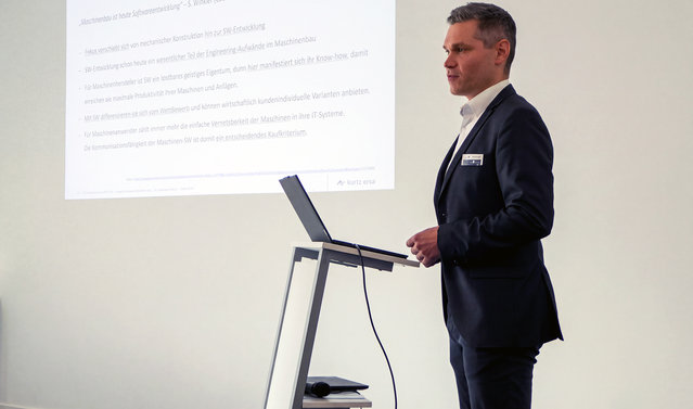Co-host in Würzburg: Dr. Sebastian Bauer, Chief Software Officer of the Kurtz Ersa Group