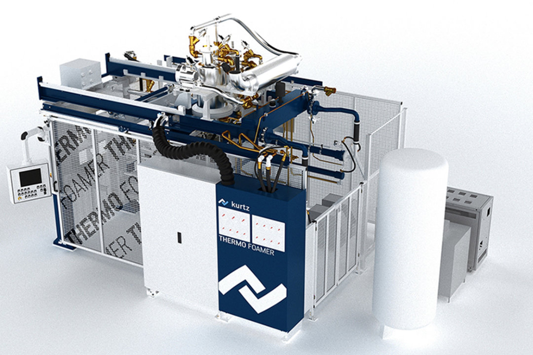 The THERMO SELECT process of the Kurtz Moulding Machine produces premium surfaces and allows the direct insertion of injection moulded elements due to low shrinkage