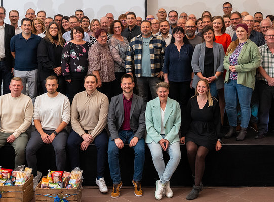 Around 2,025 years of service celebrated at the 5th Kurtz Ersa anniversary celebration at Bronnbach Monastery