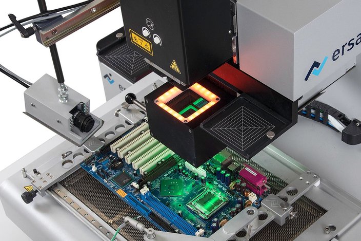 Best BTC prototype production: Ersa Hybrid Rework Systems HR 500 and HR 550