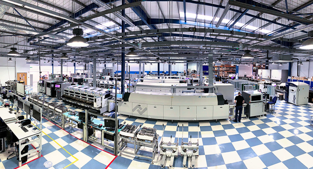 View into the electronics production of Connor Solutions View into the electronics production of Connor Solutions