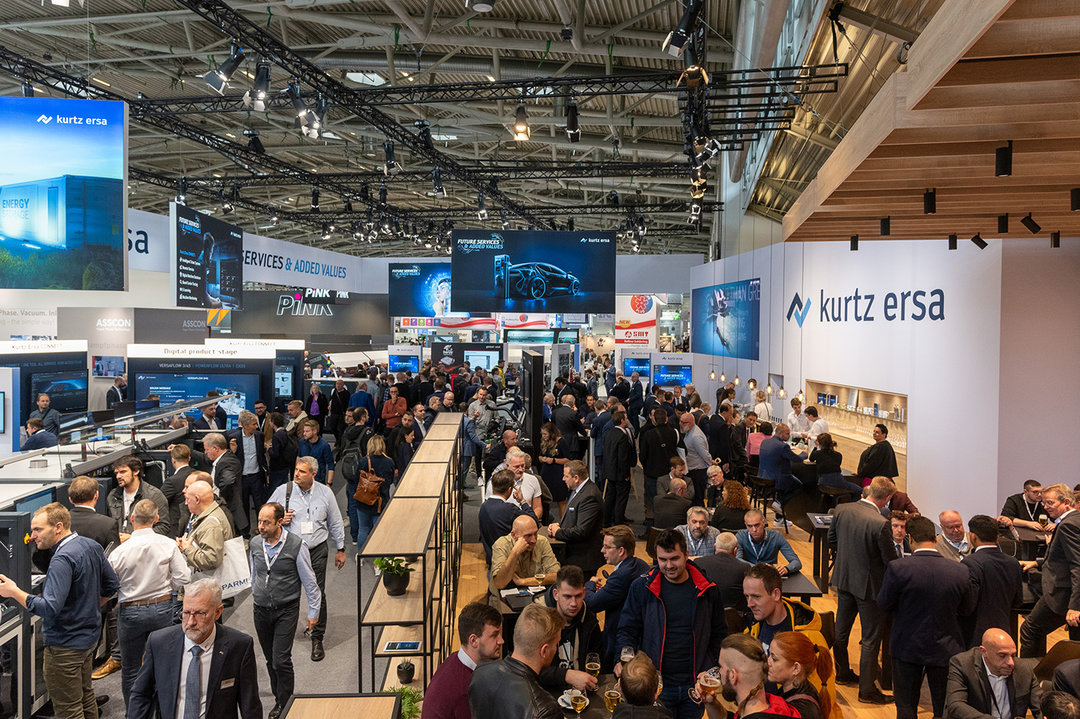 The Ersa stand at Productronica, where Kurtz Ersa presented numerous innovations, was always very busy