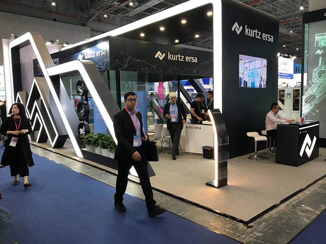 Kurtz Ersa booth with virtual Demo Center at the Chinaplas in Shanghai