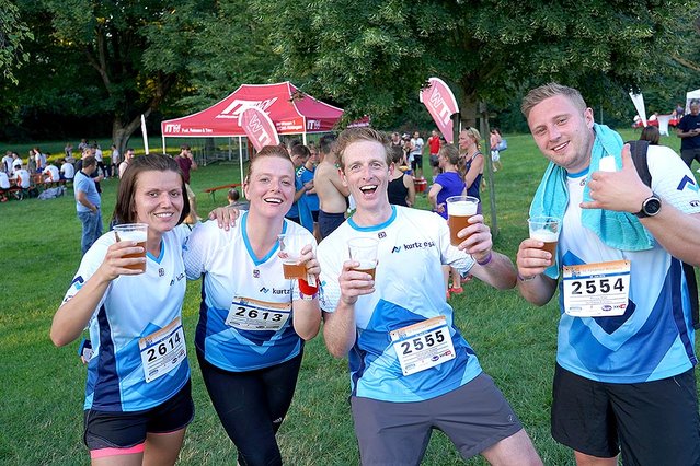 Arrive together, celebrate together: our runners after successfully mastered 7.4 km Arrive together, celebrate together: our runners after successfully mastered 7.4 km