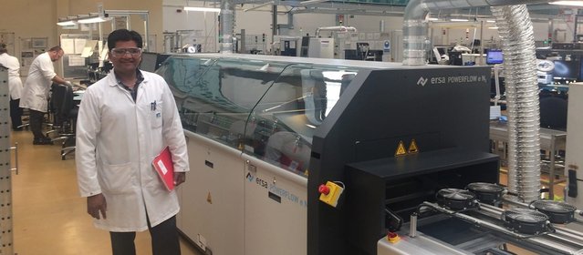 Dipen Dixit, Manufacturing Engineer bei Eaton MTL und verantwortlich für die Elektronikfertigung in Luton
