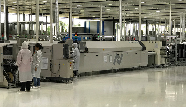 A glimpse into the Paramit production hall