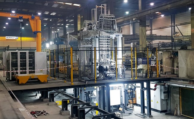 Ready for shooting after seven months: the first low-pressure casting machine at Nemak Turkey.