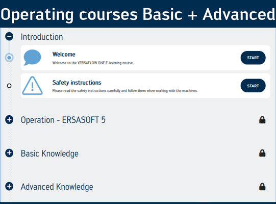 Operating Courses Basic + Advanced