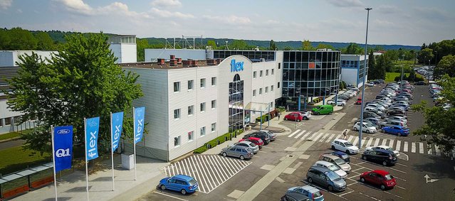 Exterior view of Flex in Zalaegerszeg in Hungary