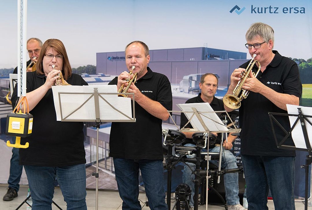 Kurtz Ersa Hammergebläse: musical background at the opening of the Central Warehouse