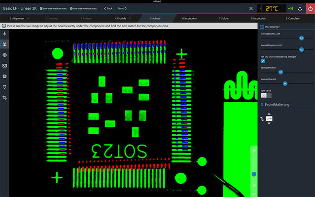 Ersa HRSoft 2 – QFP orientation with digital split optic
