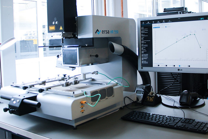 User report InnoSent: Ersa HR 550 brings precision and reliability to the assembly of prototype boards