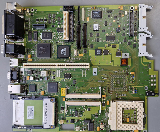 Assembly after desoldering