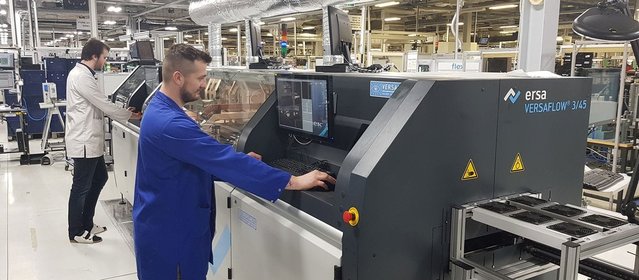 Krisztian Kuzma during program creation on the VERSAFLOW 3/45