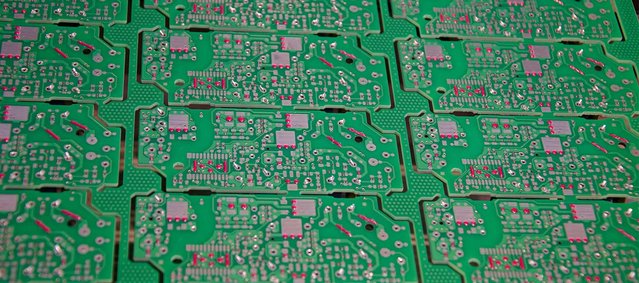 Printed glue points on the PCB