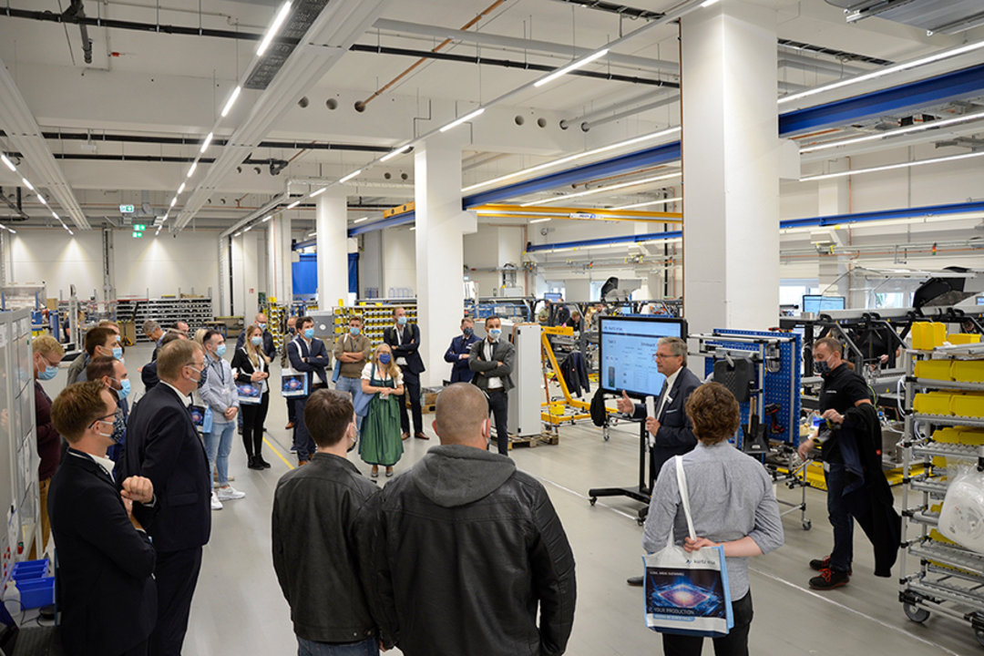 As part of the Technology Forum, factory tours of the Smart Factory soldering machine production in the new Ersa Factory 2 were offered As part of the Technology Forum, factory tours of the Smart Factory soldering machine production in the new Ersa Factory 2 were offered