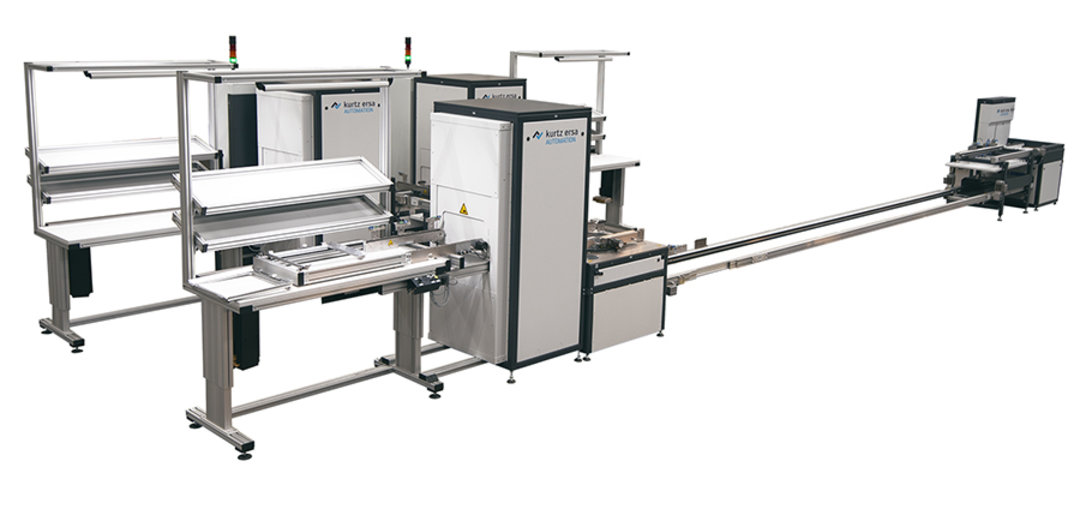 Setup of the fully automated THT workstations from Kurtz Ersa Automation without soldering system