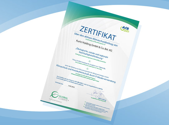 Sustainable partners when it comes to IT: AfB and Kurtz Ersa