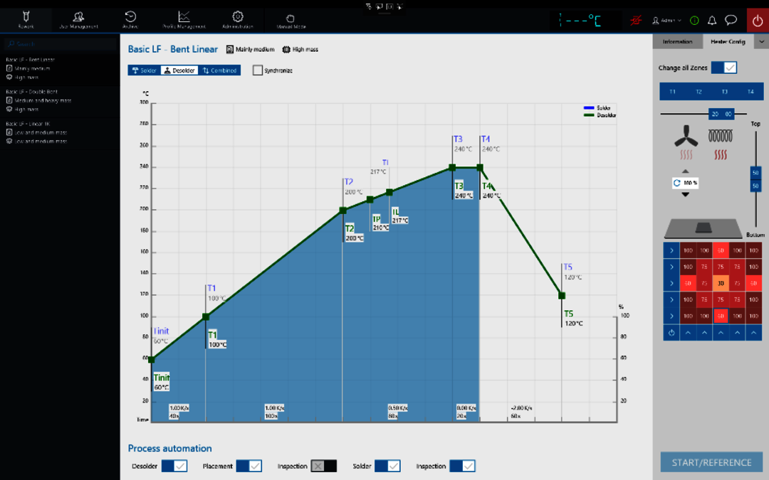 HRSoft 2 with IR matrix heater configuration