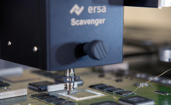 Ersa Rework System HR 600 XL: automatic non-contact residual solder removal