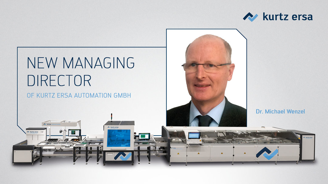 Dr. Michael Wenzel, Managing Director of Kurtz Ersa Automation GmbH