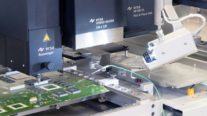 HR 600 XL: Automatic and contactless residual solder removal HR 600 XL: Automatic and contactless residual solder removal