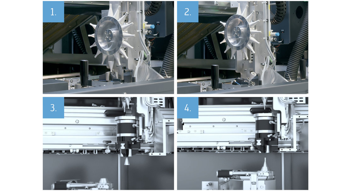 Automatic nozzle changer Automatic nozzle changer