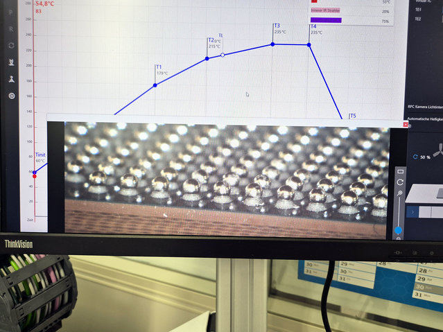 Remelting after BGA reballing Remelting after BGA reballing