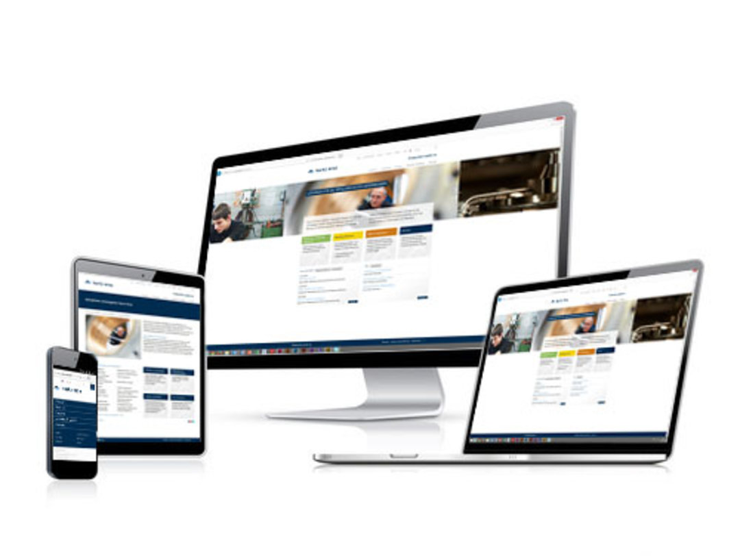 Kurtz Ersa Website in responsive design