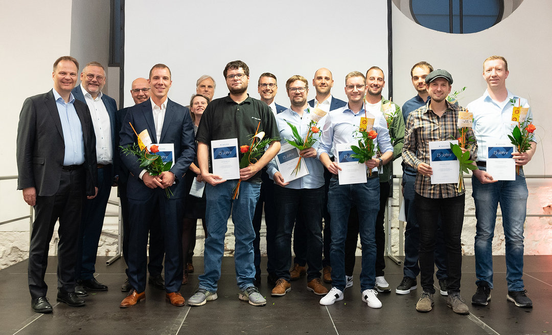 Company anniversaries: 15 years with the company
