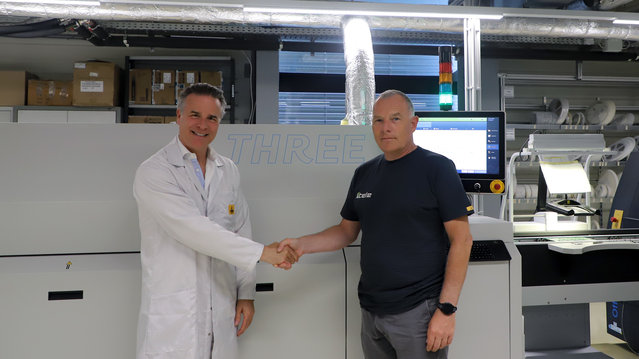 Good partners for over 20 years: Gerhard Sattler from TELE (right) and Stefan Kessler from Stepan GmbH